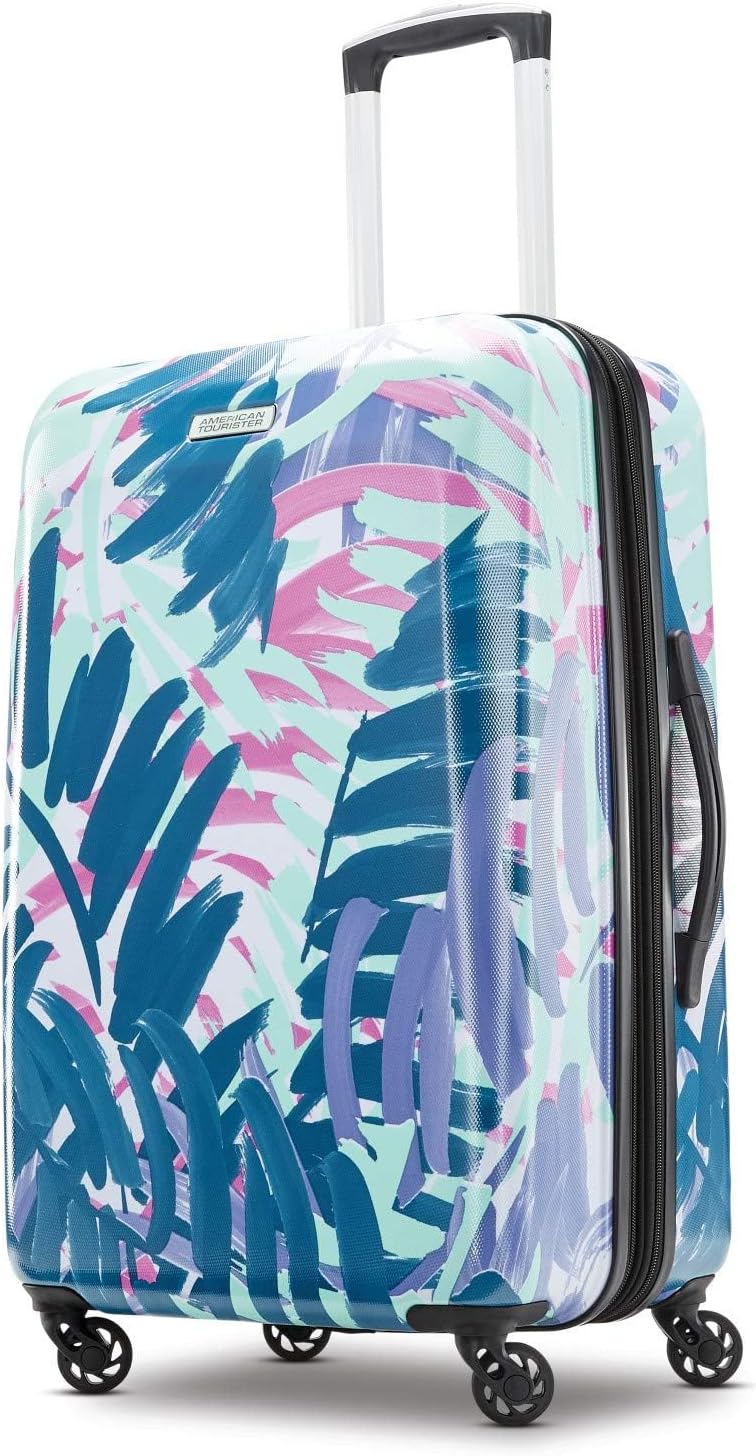 Moonlight Hardside Expandable Luggage with Spinner Wheels, Navy, Carry-On 21-Inch