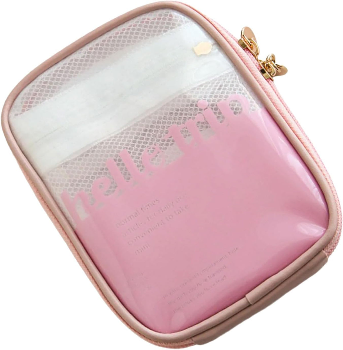 Portable Toiletry Organizers Bag PVC Materials with Clear Designs for Easy Access and Neat Storage Daily Use Toiletry Bag, B, One Size