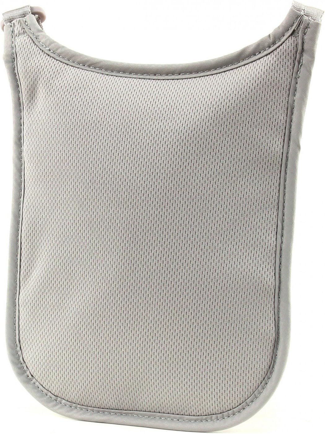 Coversafe V75 Anti-Theft RFID Blocking Passport Holder & Neck Pouch/Wallet - Fits up to Four Passports (or iPhone X) plus Credit Cards, for Women & Men (Neutral Grey)