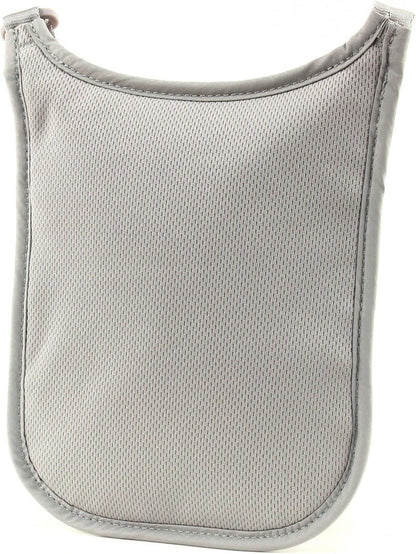 Coversafe V75 Anti-Theft RFID Blocking Passport Holder & Neck Pouch/Wallet - Fits up to Four Passports (or iPhone X) plus Credit Cards, for Women & Men (Neutral Grey)