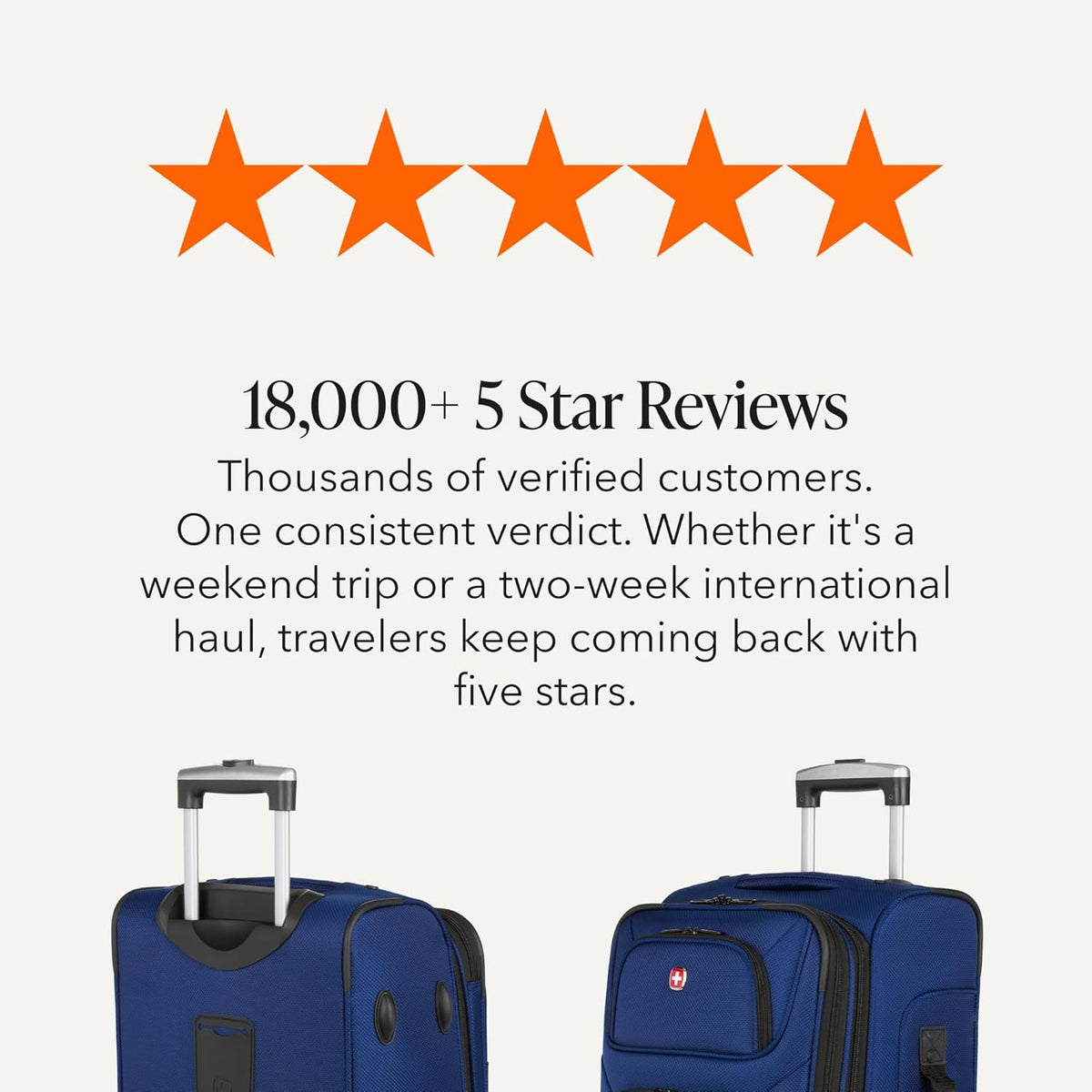 Sion Travel Set, Softside Expandable Carry-On Spinner Bundled with 1900 ScanSmart 17" Laptop Backpack with RFID Blocking & Tech Organization, Black