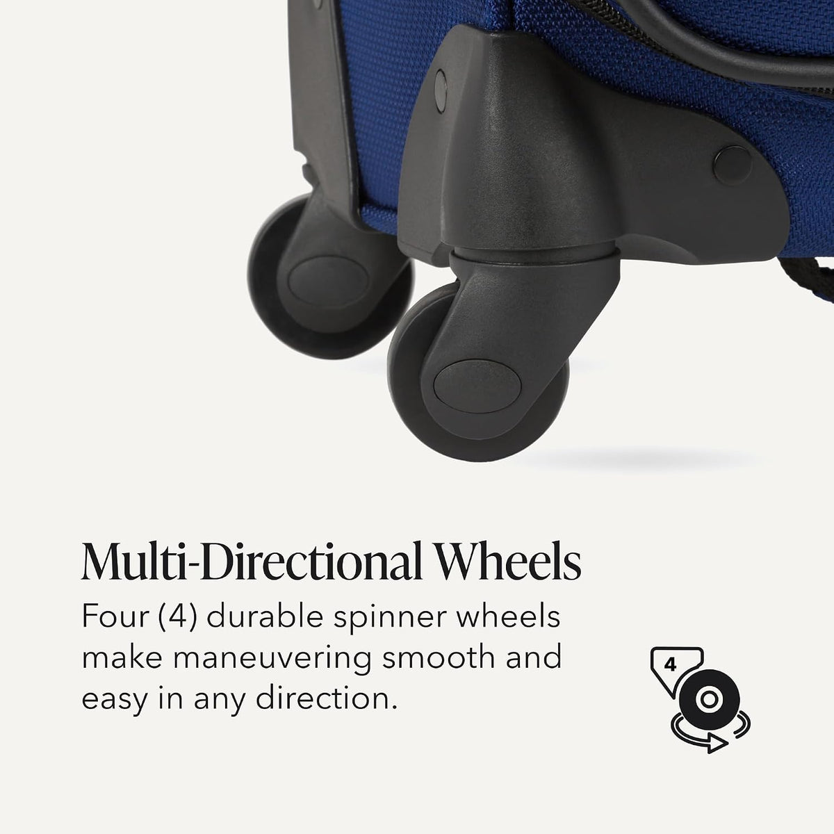 Sion Travel Set, Softside Expandable Carry-On Spinner Bundled with 1900 ScanSmart 17" Laptop Backpack with RFID Blocking & Tech Organization, Black