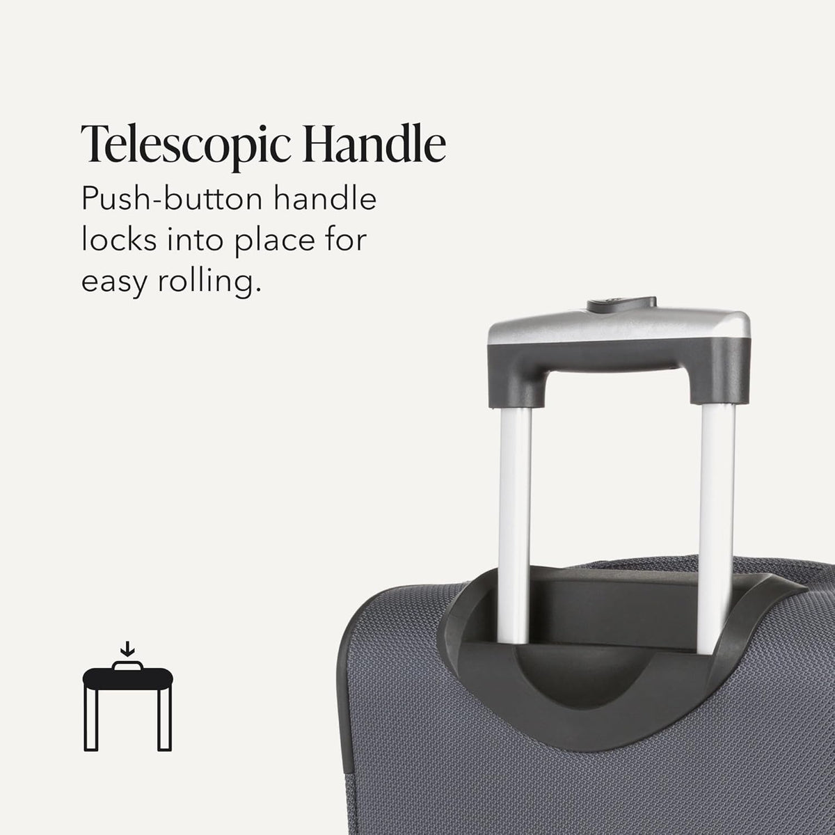 Sion Travel Set, Softside Expandable Carry-On Spinner Bundled with 1900 ScanSmart 17" Laptop Backpack with RFID Blocking & Tech Organization, Black
