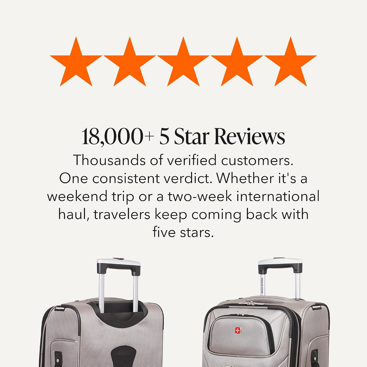 Sion Travel Set, Softside Expandable Carry-On Spinner Bundled with 1900 ScanSmart 17" Laptop Backpack with RFID Blocking & Tech Organization, Black