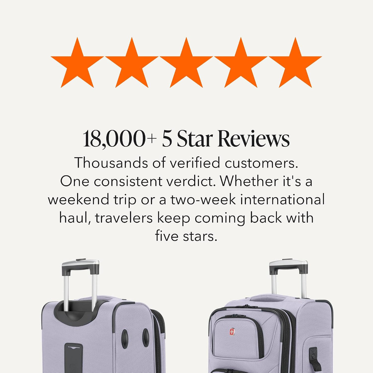 Sion Travel Set, Softside Expandable Carry-On Spinner Bundled with 1900 ScanSmart 17" Laptop Backpack with RFID Blocking & Tech Organization, Black