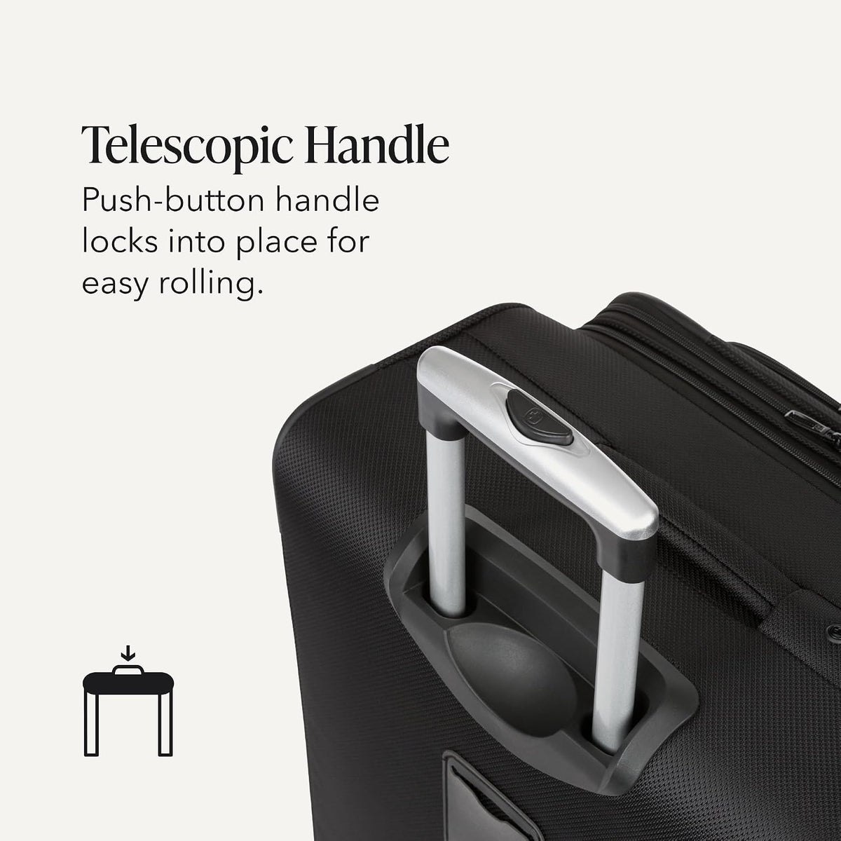 Sion Travel Set, Softside Expandable Carry-On Spinner Bundled with 1900 ScanSmart 17" Laptop Backpack with RFID Blocking & Tech Organization, Black