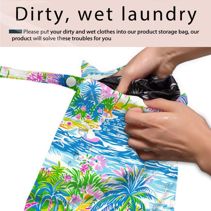 Swimsuit Bag Wet Bags for Travel Reusable Waterproof Dry Bags Diaper Bag Shell Beach Wet Bag for Swimsuit Towels Beach Gym 10.2×12.6 Inches