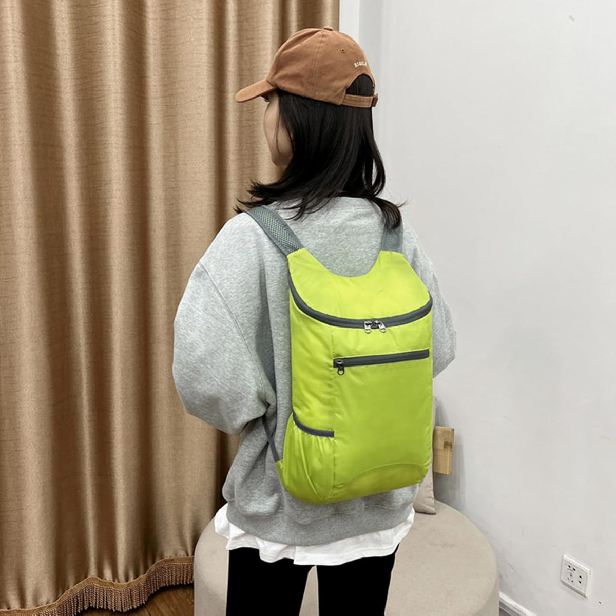 Hiking Daypack Ultralightweight Packable Backpack Splashproof Foldable Pack Travel Daypack for Outdoor Camping Climbing, Navy Blue