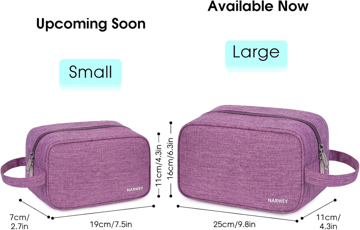 Clear Travel Toiletry Bags for Traveling Toiletries Men Women, Clear Makeup Bag Cosmetic Bag with Zipper, Make Up Pouch Organizer Bag with Handle, Skincare Beach Snack Medicine Bag, Black