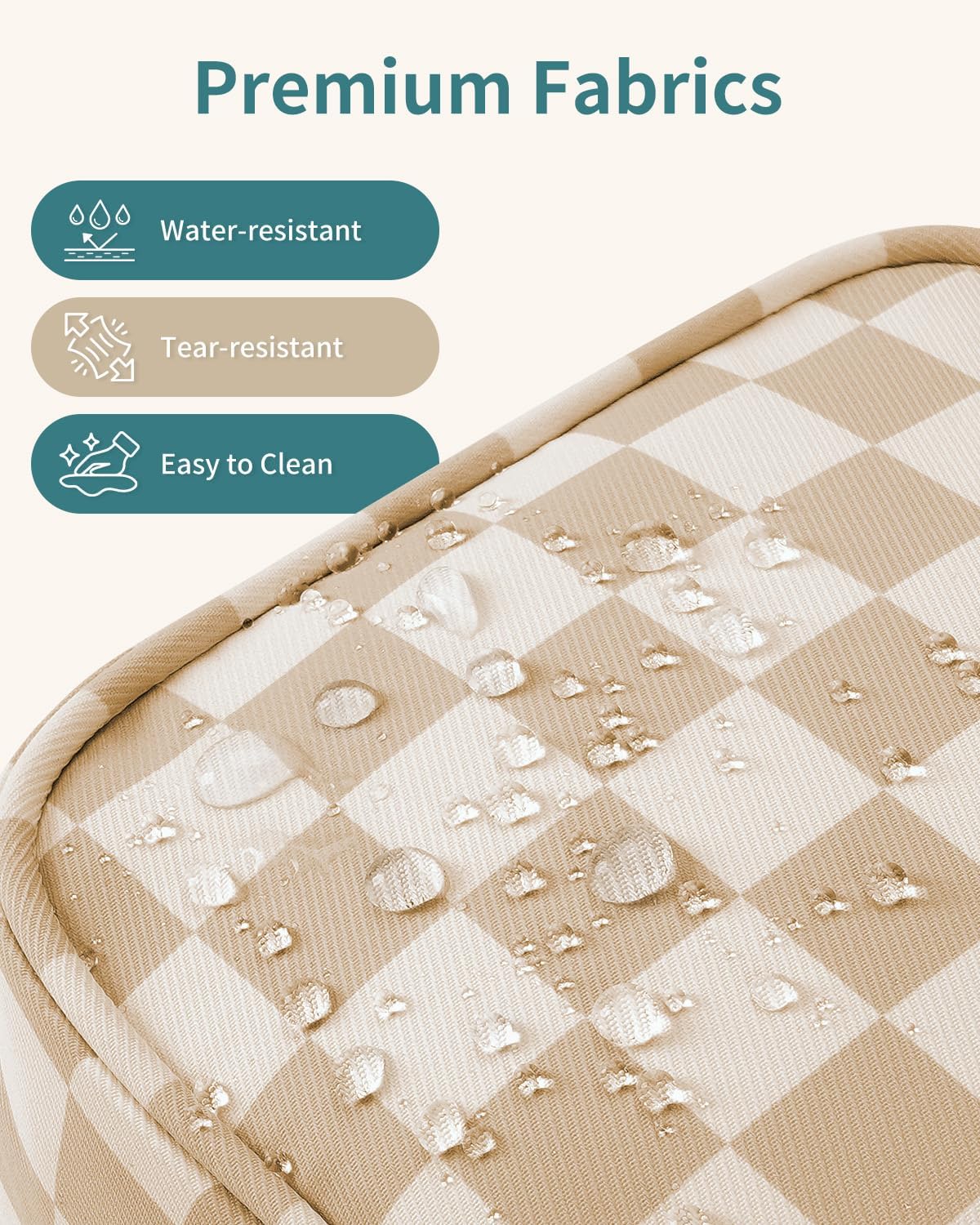 Clear Travel Toiletry Bags for Traveling Toiletries Men Women, Clear Makeup Bag Cosmetic Bag with Zipper, Make Up Pouch Organizer Bag with Handle, Skincare Beach Snack Medicine Bag, Black