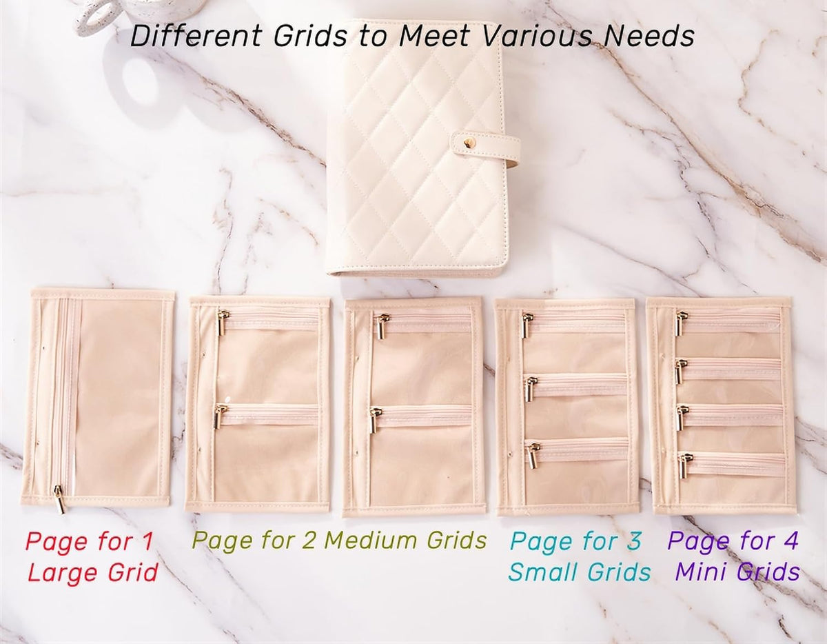 Travel Jewelry Organizer Case, Graduation Gifts for Women Girls, Jewlery Storage Book Binder and Clear Velvet Pouch Jewlery Bag for Rings Necklaces Earrings Bracelets