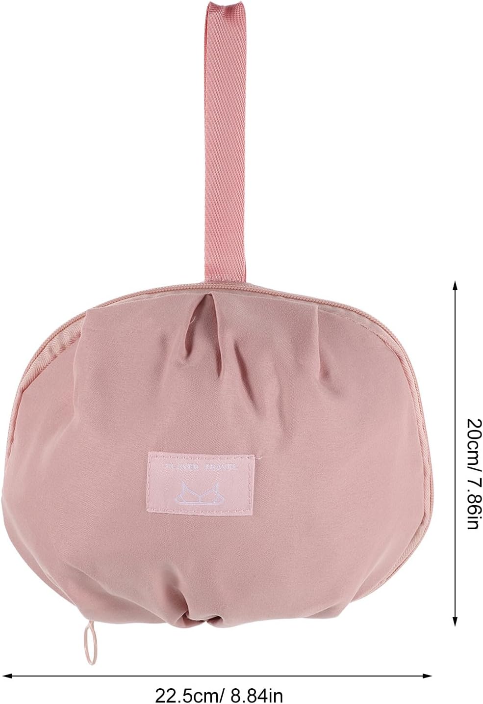 Travel Underwear Organizer Bag, Bra Travel Case for Luggage, Portable Lingerie Case with Multi-compartment For Suitcases Clothes Toiletry