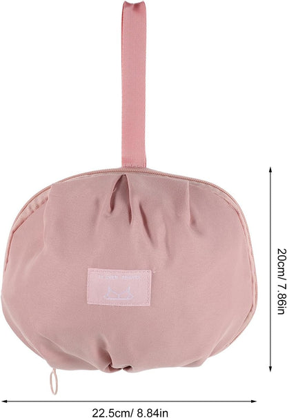 Travel Underwear Organizer Bag, Bra Travel Case for Luggage, Portable Lingerie Case with Multi-compartment For Suitcases Clothes Toiletry