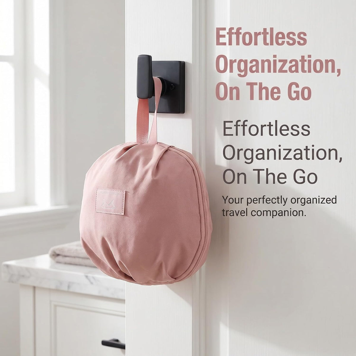 Travel Underwear Organizer Bag, Bra Travel Case for Luggage, Portable Lingerie Case with Multi-compartment For Suitcases Clothes Toiletry