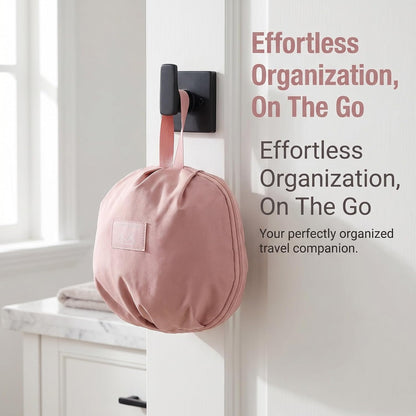 Travel Underwear Organizer Bag, Bra Travel Case for Luggage, Portable Lingerie Case with Multi-compartment For Suitcases Clothes Toiletry