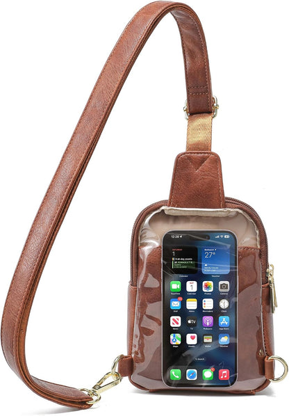 Travel Small Sling Bag for Women Anti Theft Crossbody Bags Phone Purse Cross Body Fanny Pack Over the Shoulder Bags(Black)