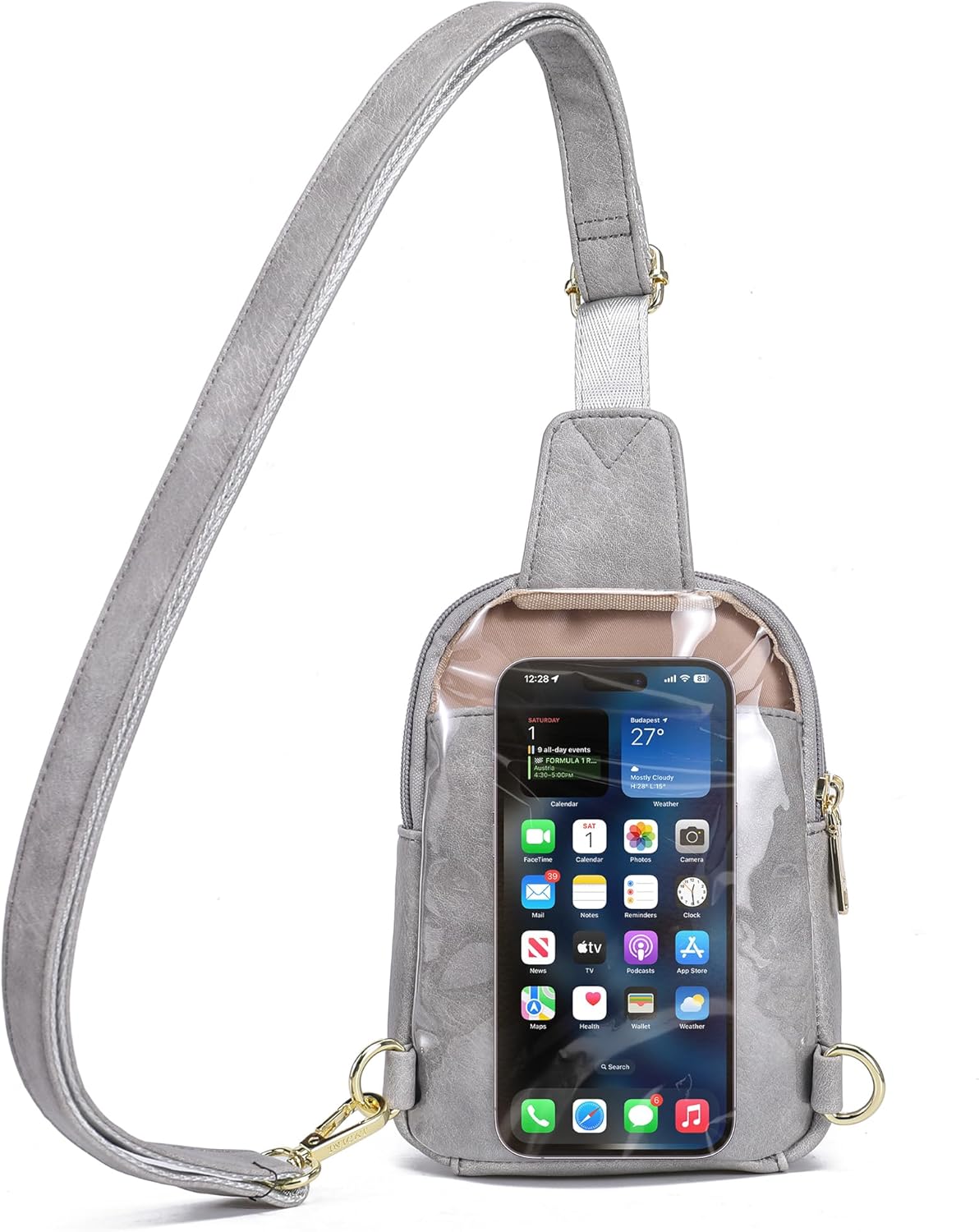 Travel Small Sling Bag for Women Anti Theft Crossbody Bags Phone Purse Cross Body Fanny Pack Over the Shoulder Bags(Black)