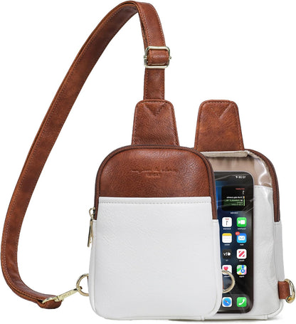Travel Small Sling Bag for Women Anti Theft Crossbody Bags Phone Purse Cross Body Fanny Pack Over the Shoulder Bags(Black)