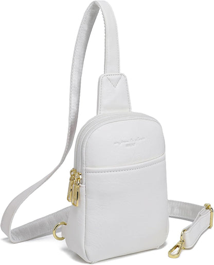 Travel Small Sling Bag for Women Anti Theft Crossbody Bags Phone Purse Cross Body Fanny Pack Over the Shoulder Bags(Black)