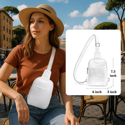 Travel Small Sling Bag for Women Anti Theft Crossbody Bags Phone Purse Cross Body Fanny Pack Over the Shoulder Bags(Black)