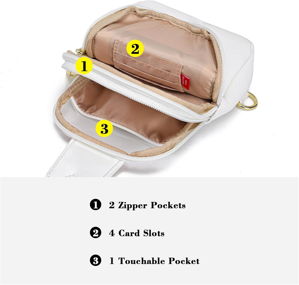 Travel Small Sling Bag for Women Anti Theft Crossbody Bags Phone Purse Cross Body Fanny Pack Over the Shoulder Bags(Black)