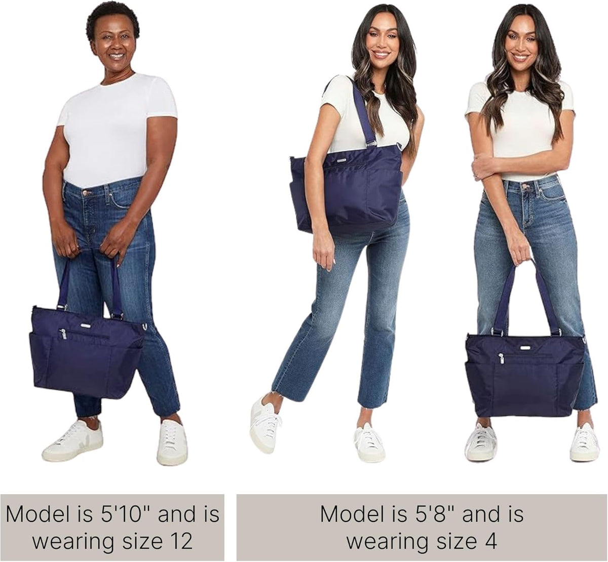 Essential Laptop Tote - Work Tote Bag with Laptop Sleeve - Lightweight Travel Crossbody Shoulder Bag for Women