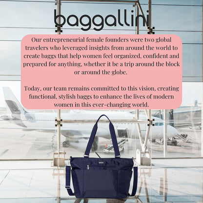 Essential Laptop Tote - Work Tote Bag with Laptop Sleeve - Lightweight Travel Crossbody Shoulder Bag for Women