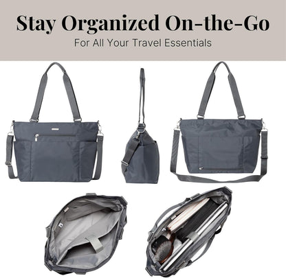 Essential Laptop Tote - Work Tote Bag with Laptop Sleeve - Lightweight Travel Crossbody Shoulder Bag for Women