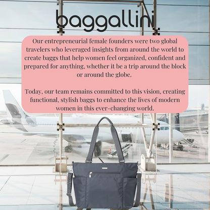 Essential Laptop Tote - Work Tote Bag with Laptop Sleeve - Lightweight Travel Crossbody Shoulder Bag for Women