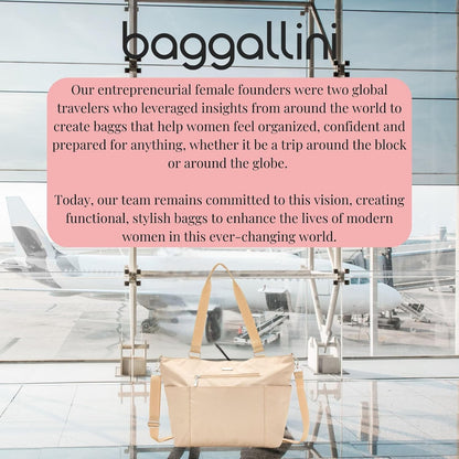 Essential Laptop Tote - Work Tote Bag with Laptop Sleeve - Lightweight Travel Crossbody Shoulder Bag for Women