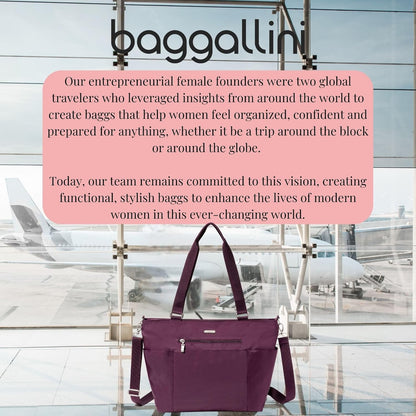 Essential Laptop Tote - Work Tote Bag with Laptop Sleeve - Lightweight Travel Crossbody Shoulder Bag for Women