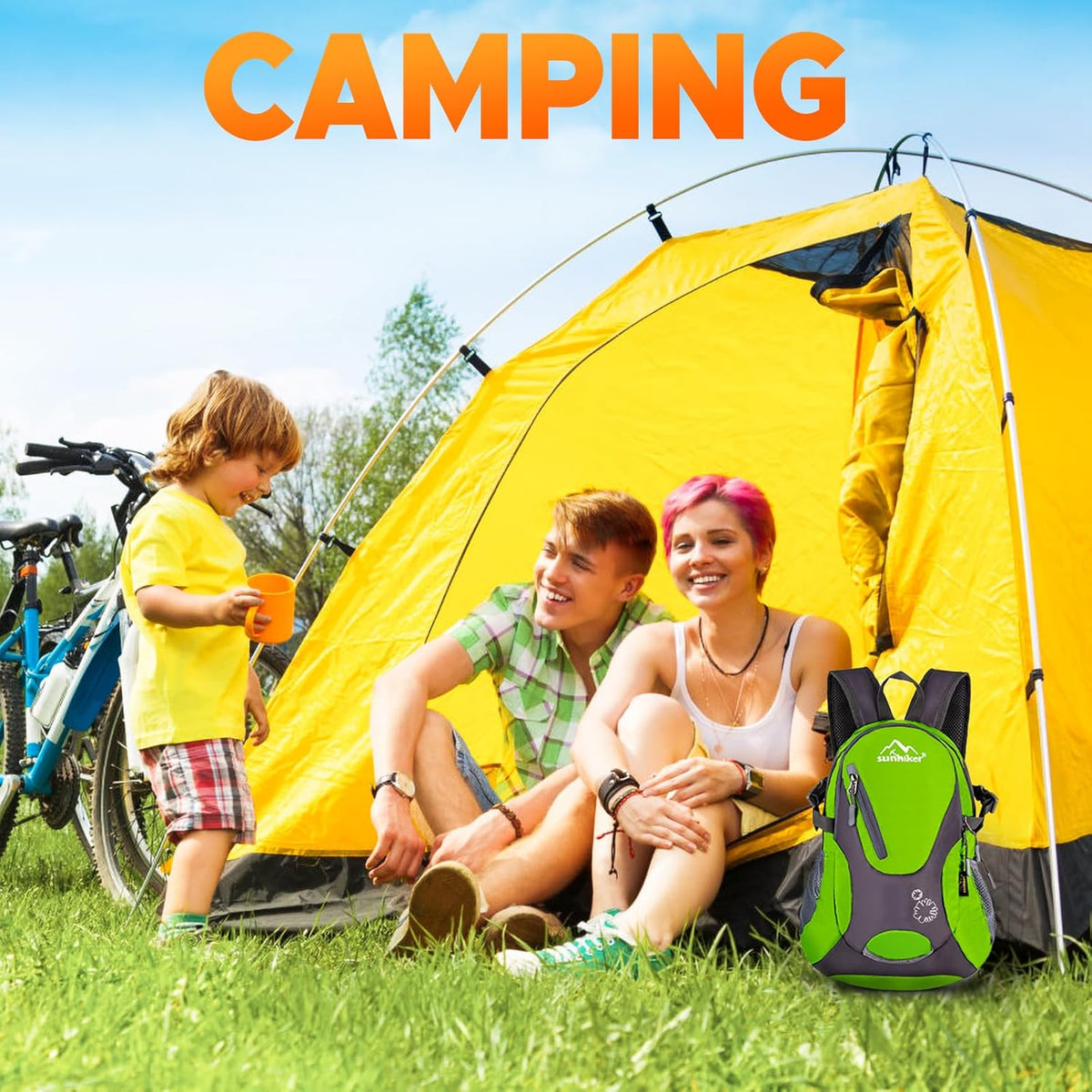 Small Hiking Backpack Women Men 20L Lightweight Travel Backpack Daypack Casual Backpack For Cycling Outdoor Camping