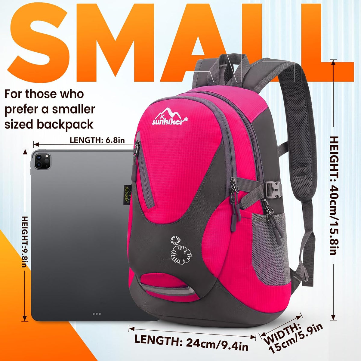 Small Hiking Backpack Women Men 20L Lightweight Travel Backpack Daypack Casual Backpack For Cycling Outdoor Camping