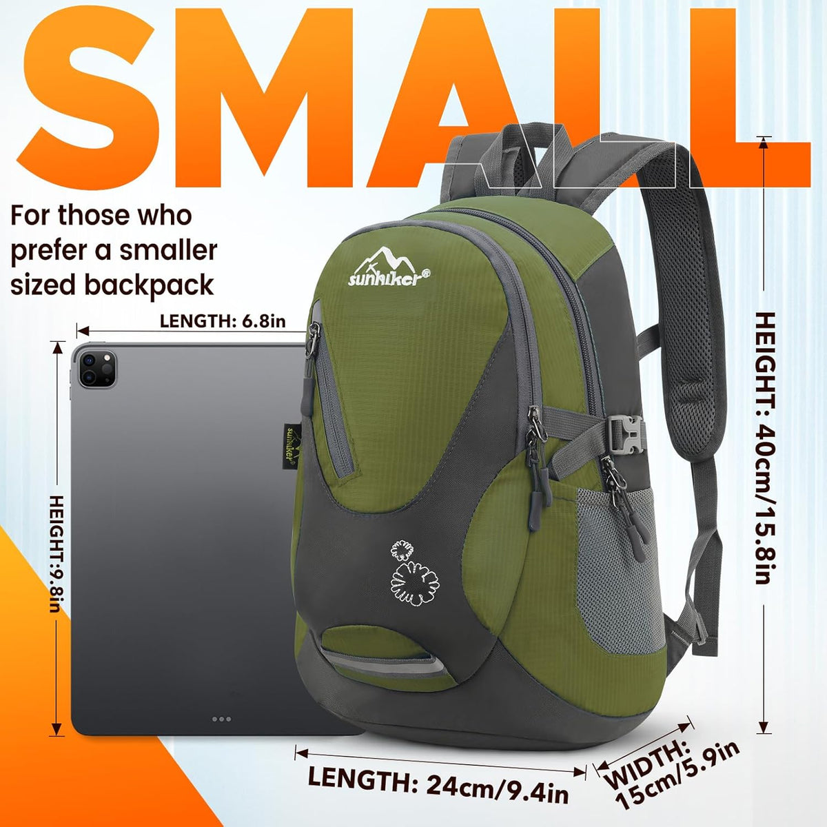 Small Hiking Backpack Women Men 20L Lightweight Travel Backpack Daypack Casual Backpack For Cycling Outdoor Camping
