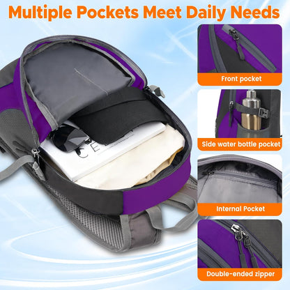 Small Hiking Backpack Women Men 20L Lightweight Travel Backpack Daypack Casual Backpack For Cycling Outdoor Camping