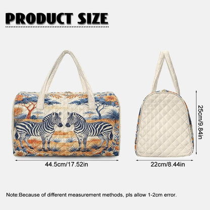 Black Cat Quilted Tote Bag Duffle Bags For Women Travel Quilt Sling Shoulder Bag Large Overnight Hobo Handbag for Work Gym Sport