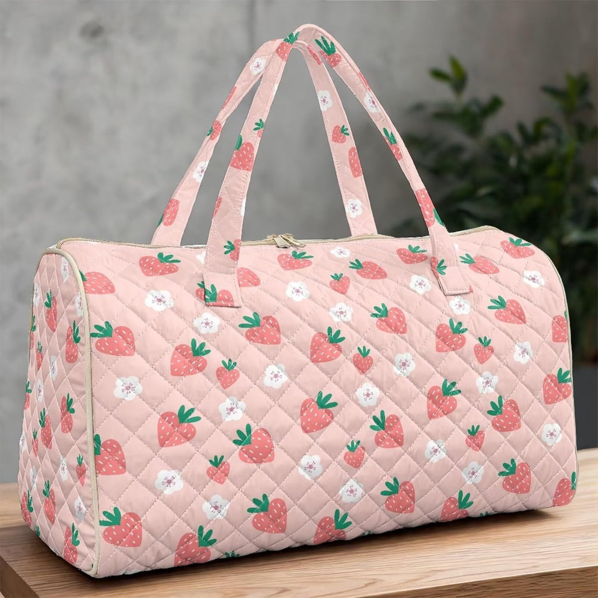 Black Cat Quilted Tote Bag Duffle Bags For Women Travel Quilt Sling Shoulder Bag Large Overnight Hobo Handbag for Work Gym Sport