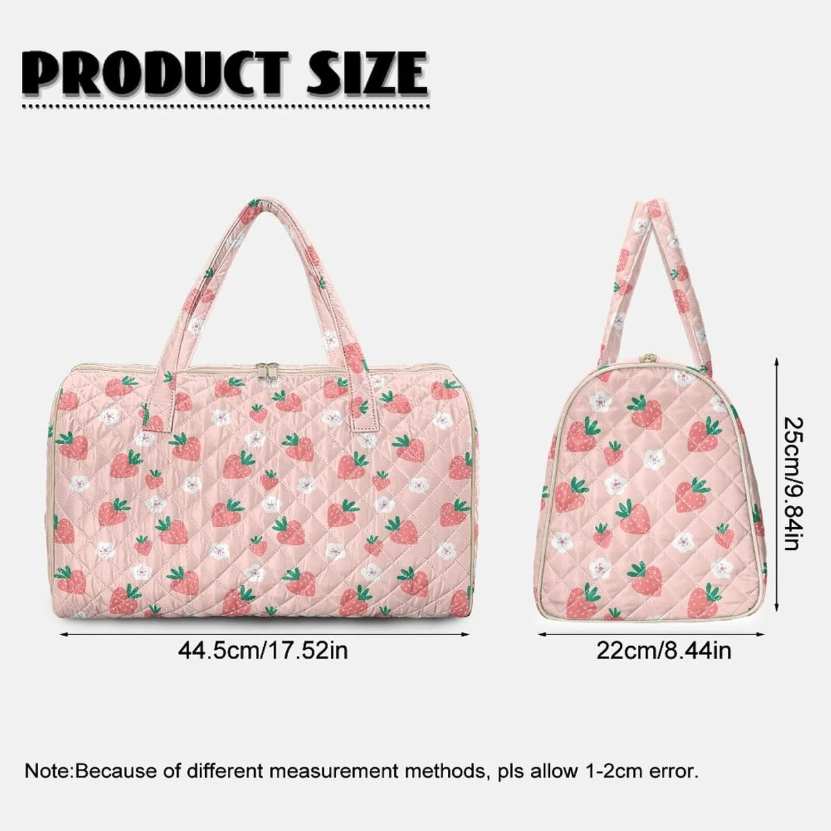 Black Cat Quilted Tote Bag Duffle Bags For Women Travel Quilt Sling Shoulder Bag Large Overnight Hobo Handbag for Work Gym Sport