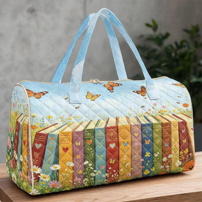 Black Cat Quilted Tote Bag Duffle Bags For Women Travel Quilt Sling Shoulder Bag Large Overnight Hobo Handbag for Work Gym Sport
