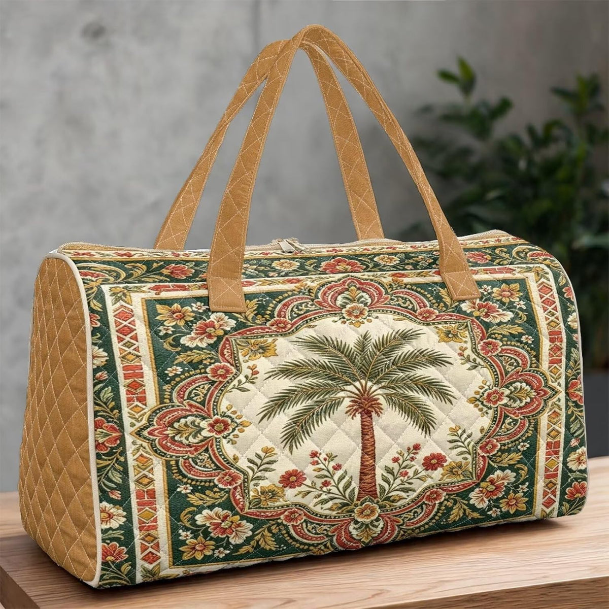 Black Cat Quilted Tote Bag Duffle Bags For Women Travel Quilt Sling Shoulder Bag Large Overnight Hobo Handbag for Work Gym Sport