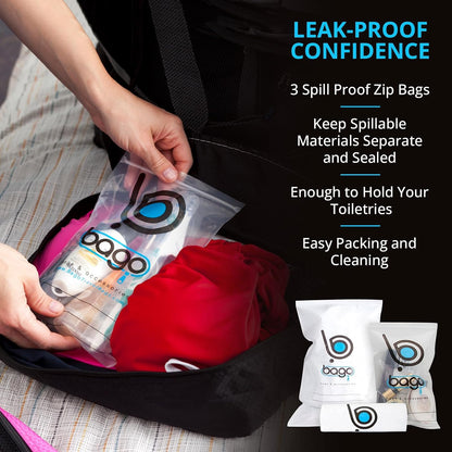 bago 7 Pcs Packing Cubes for Travel - 4 Travel Packing Cubes for Suitcases with 3 ZipLock Bags - Luggage Organizer Bags to Get Maximum Storage, Save Time & Effort to Pack (Green Red PurpleYellow)