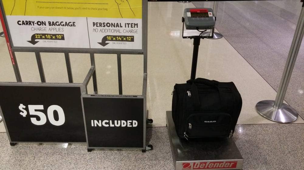 Luggage - 15 Inch Under Seat Bag - Carry On Suitcase with Rolling Wheels