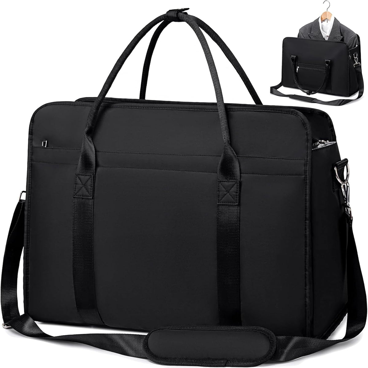Garment Bags for Travel, Convertible Garment Duffle Bag for Women Men, Carry on Garment Bag Travel Duffel Bag