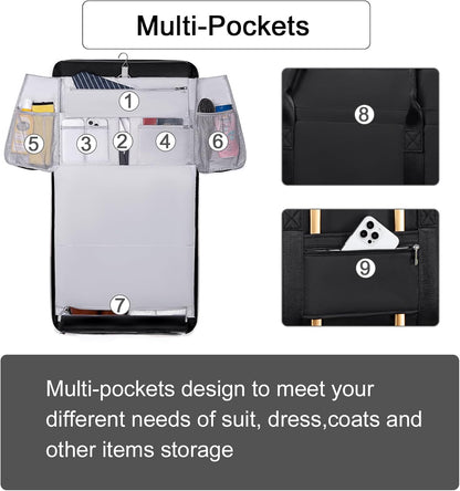 Garment Bags for Travel, Convertible Garment Duffle Bag for Women Men, Carry on Garment Bag Travel Duffel Bag