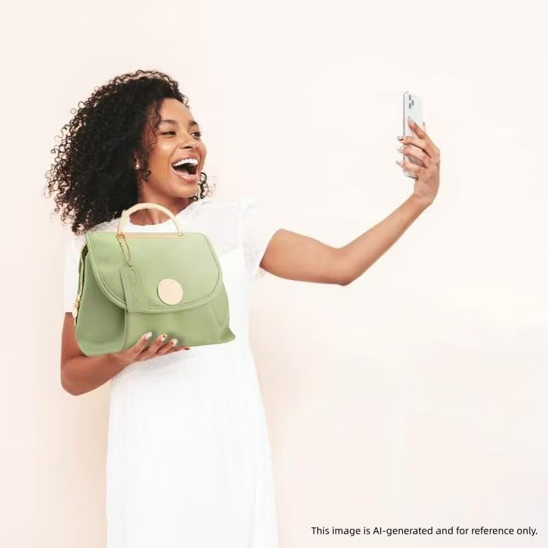 Travel Toiletry Bag for Women - Hanging Cosmetic Makeup Organizer with Clear Compartments, Water-Resistant Cosmetic Bag, Perfect for Vacation, and Daily Use (green)