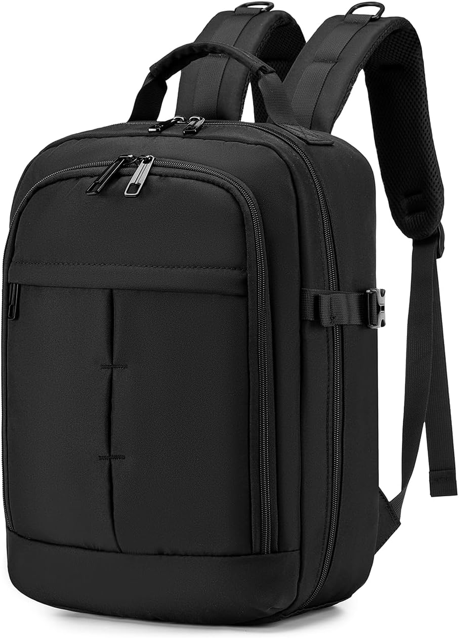 40x30x15cm Personal Item Bag Underseat Travel Backpack 17x13x6 Inches Underseat Personal Item Bag for Airlines Lightweight Carry on Luggage Flight Approved for College Weekender Beige
