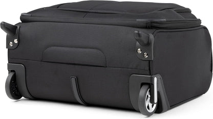Maxlite 5 Softside Lightweight Rolling Underseat Tote Upright 2 Wheel Bag, Men and Women, 14-Inch — Black