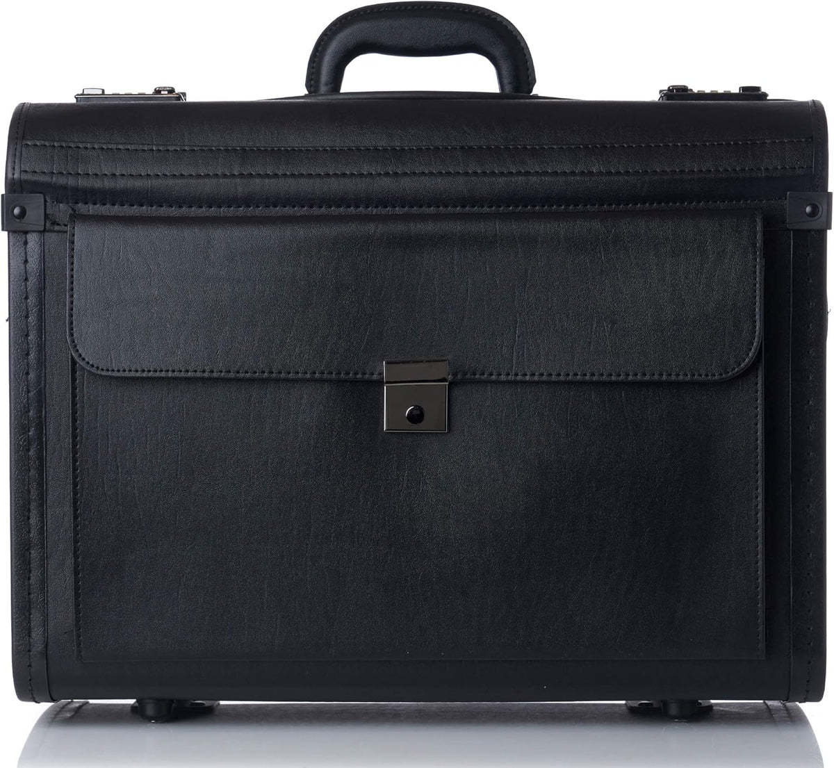 Rolling 17" Laptop Briefcase on Wheels Attache Lawyers Case Legal Size