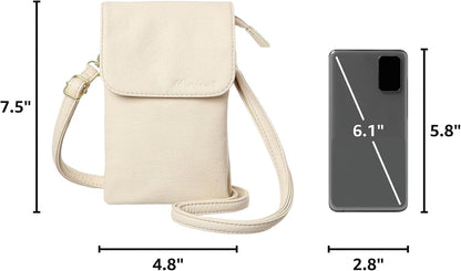 Small Crossbody Bags for Women Vegan Leather Cross Body Phone Purse | Lightweight Cell Phone Wallet, Women's Shoulder Handbags, Mini Cross Body Bag for Woman Travel Shopping Everyday Daily Use