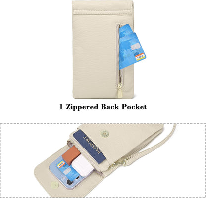 Small Crossbody Bags for Women Vegan Leather Cross Body Phone Purse | Lightweight Cell Phone Wallet, Women's Shoulder Handbags, Mini Cross Body Bag for Woman Travel Shopping Everyday Daily Use